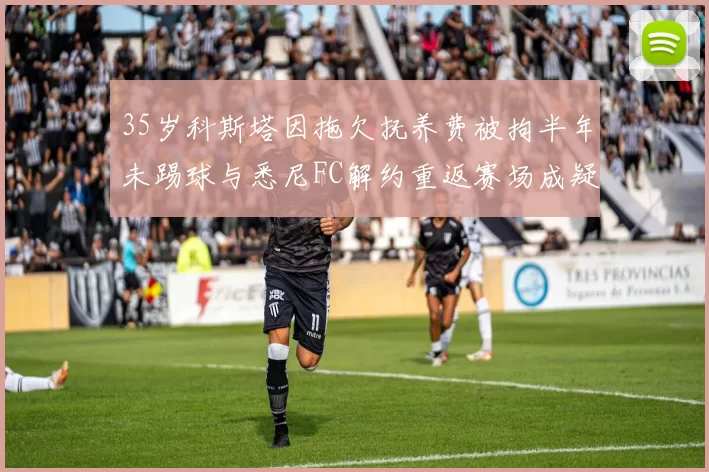 35岁科斯塔因拖欠抚养费被拘半年未踢球与悉尼FC解约重返赛场成疑